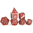 Behemoth Blood on Gun Metal Polyhedral Dice Set