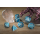 Draconis Brushed Blue Polyhedral Dice Set