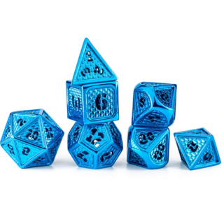 Hollow Wyvern RPG Dice Set Blue (7)