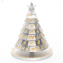 Christmas Tree Dice Silver Snow