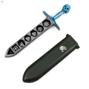 Grim Dagger Dice Case/Holder w/sheath Cover Blue