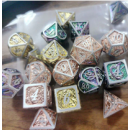 Blind Bag Metal Solid Dice Set Unmatched set