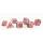 Draconis Brushed Red Polyhedral Dice Set