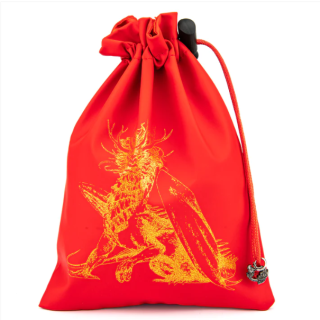 HYMGHO Fine Arts Leather Dice Bag Royal Dragon
