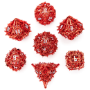 Demon Cage Hollow Dice Set Red (7)