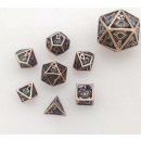 Hollow 10mm mini Dragons Eye Dice Set Ancient Copper...