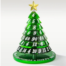 Resin Christmas Tree Dice Set Green