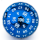 Titans Fist Blue Metal D100 Dice