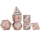 Gunmetal with Gold Chrome inlay Leyline Solid Metal Polyhedral Dice Set