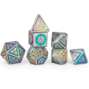 Gunmetal with Rainbow Chrome Inlay Leyline Solid Metal...