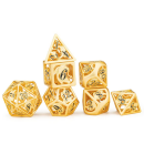 Matt Gold w/ Black Hollow Dragon Dice Set (7)