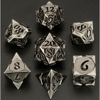 Morning Star Hollow Dice Ancient Silver (7)