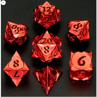 Morning Star Hollow Dice Shiny Red (7)