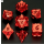 Morning Star Hollow Dice Shiny Red (7)