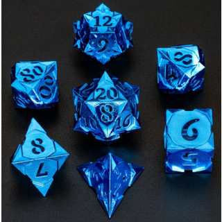 Morning Star Hollow Dice Shiny Blue (7)