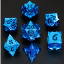 Morning Star Hollow Dice Shiny Blue (7)