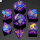 Captured Magic Hand Sanded Sharp Edge Resin Purple (7)