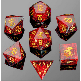 Captured Magic Hand Sanded Sharp Edge Resin Red (7)