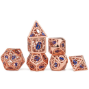 Copper w/Blue Enamel Hollow Metal Gears of Providence...