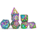 Prism Rainbow with White Enamel Hollow Metal Gears of...