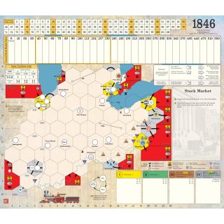 1846 - The Race to the Midwest: Mounted Map Set (EN)