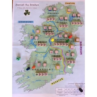 Banish The Snakes: Mounted Map Set (EN)