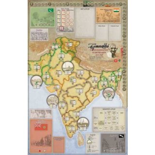 Gandhi: Mounted Map Set (EN)