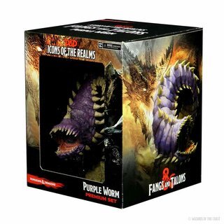 D&D Icons of the Realms: Set 15 Fangs and Talons Purple Worm Premum (EN)