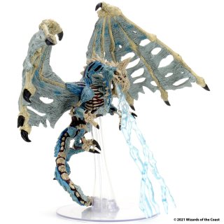 D&D Icons of the Realms: Boneyard Premium Blue Dracolich (EN)