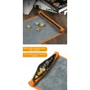 Roll Up Dice Mat Brown Leatherette