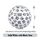 D100 Dice White