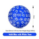 D100 Dice Blue