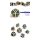 Metal & Enamel Dice Set (7) Jester