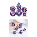Metal & Enamel Dice Set (7) Babylon
