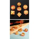 Sharp Edge Dice Set (7) Sunset