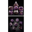 Gemstone Dice Set (7) Amethyst Natural