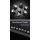 Gemstone Dice Set (7) Hematite Synthetic