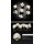 Gemstone Dice Set (7) Howlite Synthetic