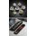 Glass Dice Set (7) Rainbow K9 Glass