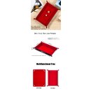 Rectangle Folding Dice Tray Red