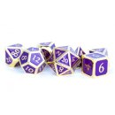 16mm Polyhedral Gold with Purple Enamel (7)