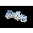 16mm Stone Poly Dice Set Opalite (7)