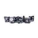 16mm Stone Poly Dice Set Blue Sandstone (7)