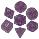 Resin Dice 16mm Ethereal Light Purple with White Numbers...