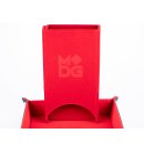 Fold Up Velvet Dice Tower Red