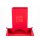 Fold Up Velvet Dice Tower Red