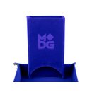 Fold Up Velvet Dice Tower Blue