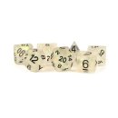 16mm Resin Icy Opal Dice Poly Set Clear (7)