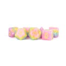 Resin Polyhedral Dice Set Pastel Fairy (7)
