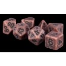 Resin Polyhedral Dice Set Ancient Copper (7)